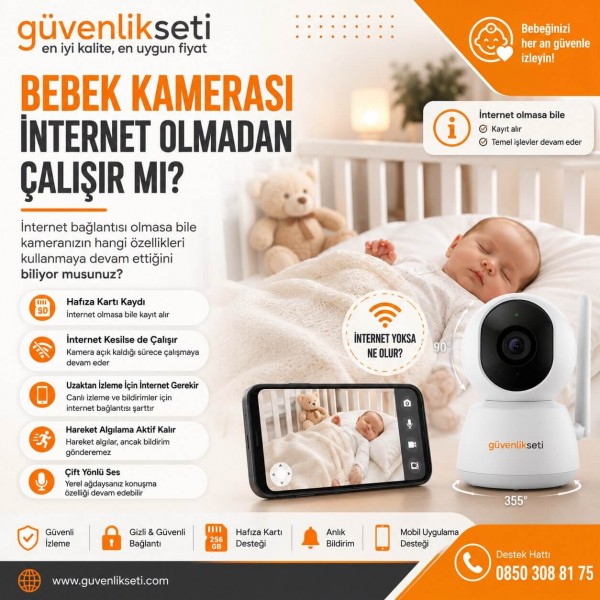 Bebek Kamerası İnternet Olmadan Çalışır mı?