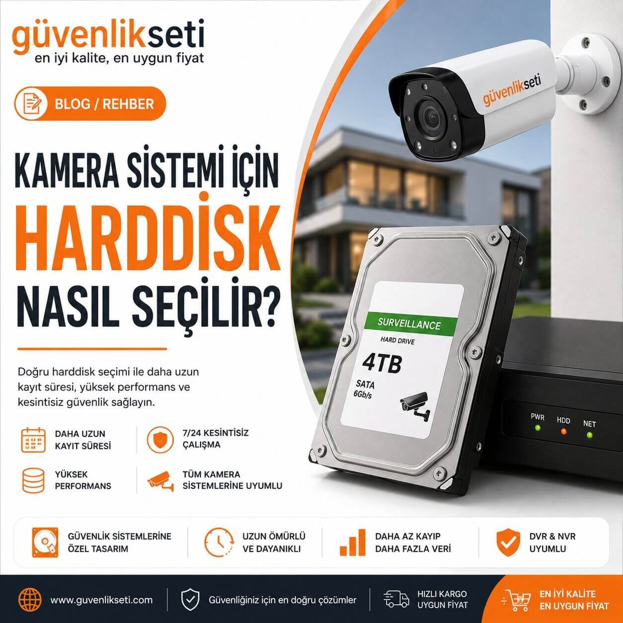 Kamera Sistemi İçin Harddisk Nasıl Seçilir?