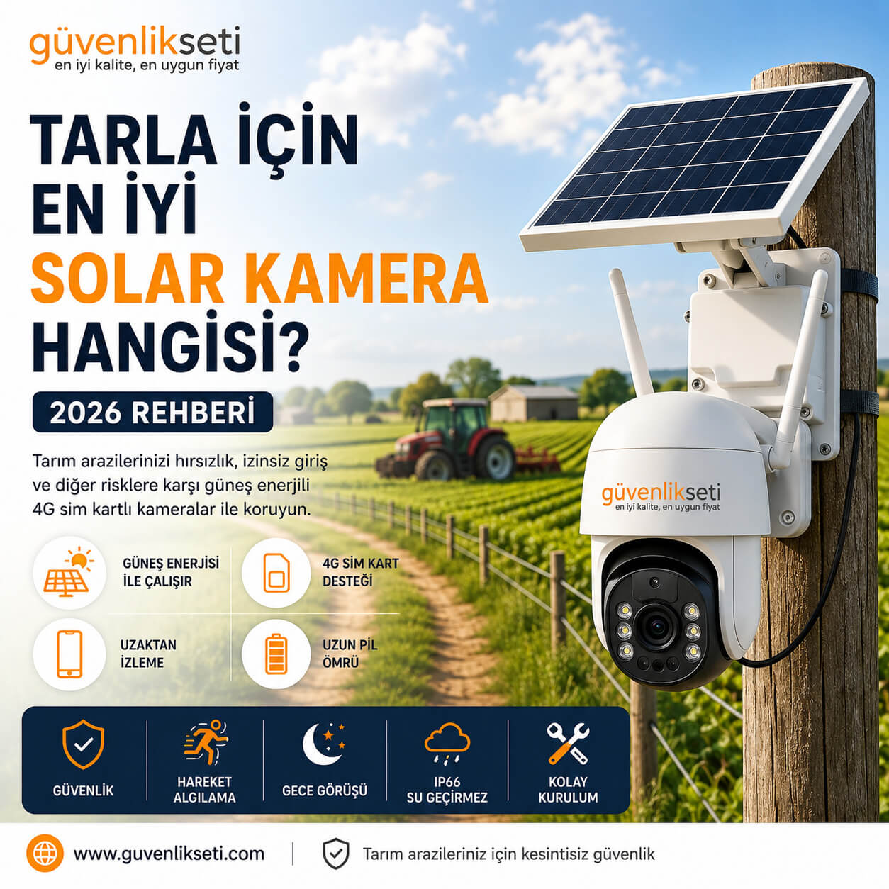Tarla İçin En İyi Solar Kamera Hangisi? Tarla İçin En İyi Solar Kamera Hangisi?
