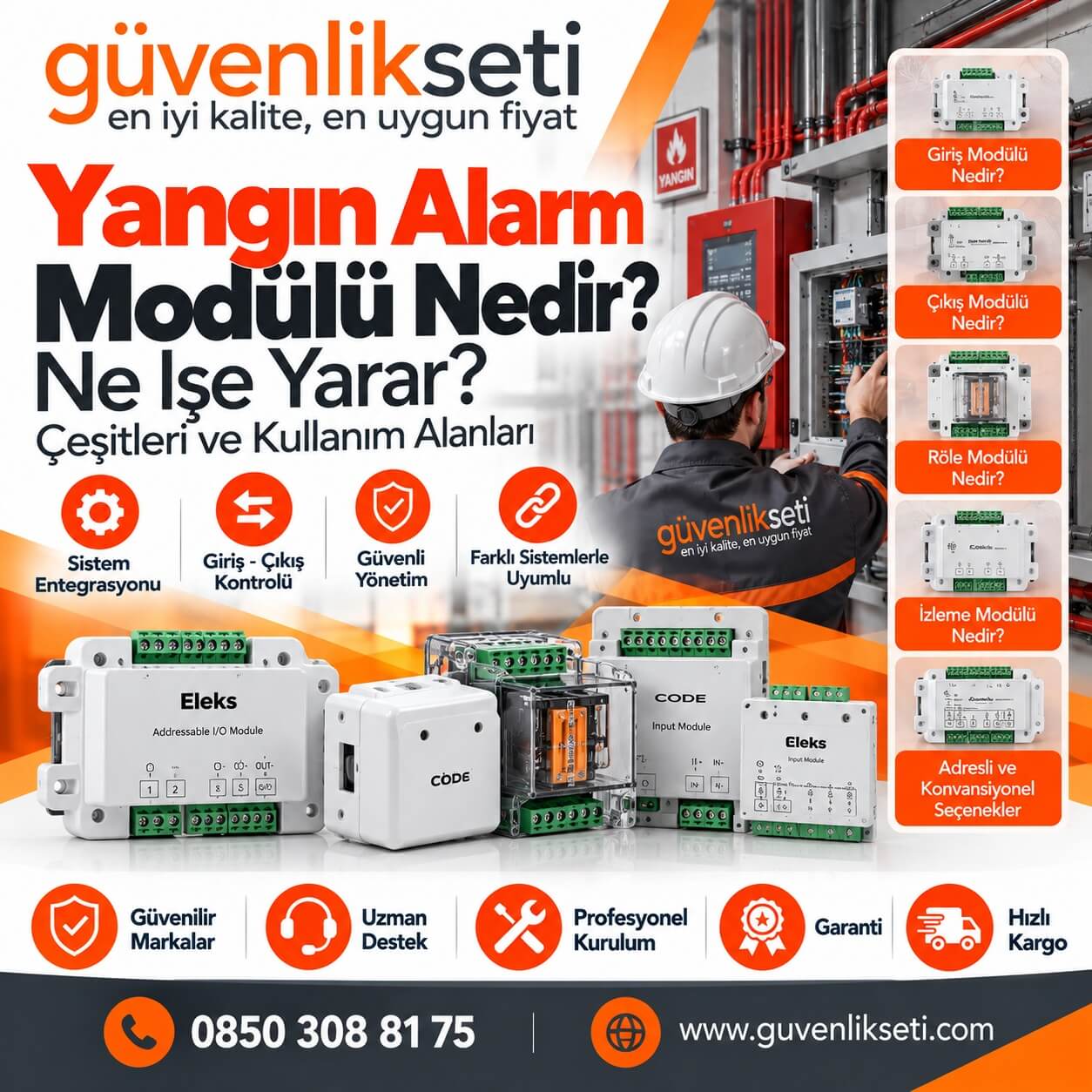 Yangın Alarm Modülü Nedir? Ne İşe Yarar? Yangın Alarm Modülü Nedir? Ne İşe Yarar?