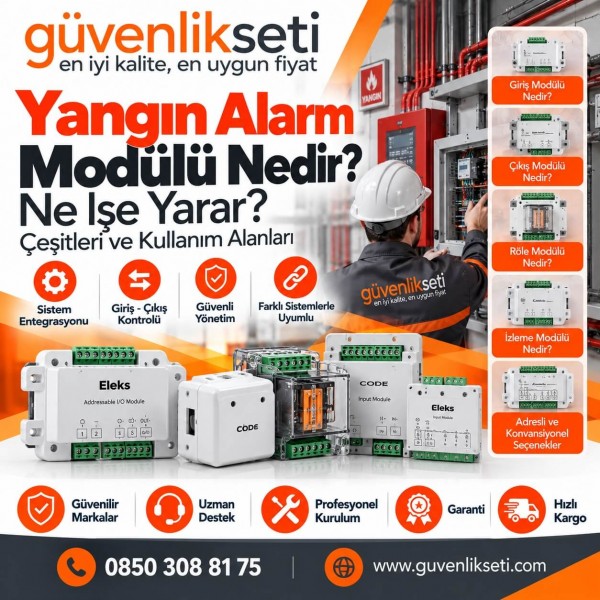 Yangın Alarm Modülü Nedir? Ne İşe Yarar?