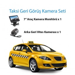 Taksi ve Binek Araç Geri Görüş Kamera Seti