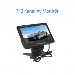 7" 2 Kanal Av Araç Monitörü 7" 2 Kanal Av Araç Monitörü