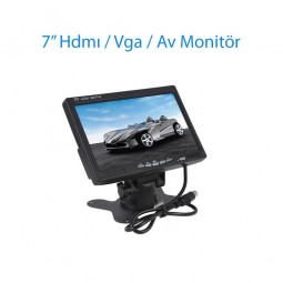 7" Hdmı Vga Av Araç Monitörü 7" Hdmı Vga Av Araç Monitörü